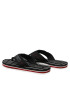 Tommy Hilfiger Flip flop Patch Hilfiger Beach Sandal FM0FM04470 Negru - Pled.ro