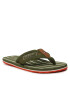 Tommy Hilfiger Flip flop Patch Hilfiger Beach Sandal FM0FM04470 Verde - Pled.ro