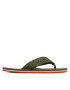 Tommy Hilfiger Flip flop Patch Hilfiger Beach Sandal FM0FM04470 Verde - Pled.ro