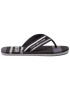 Tommy Hilfiger Flip flop Striped Beach Sandal FM0FM02085 Negru - Pled.ro