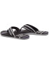 Tommy Hilfiger Flip flop Striped Beach Sandal FM0FM02085 Negru - Pled.ro