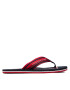 Tommy Hilfiger Flip flop Strips Hilfiger Beach Sandal FM0FM04066 Roșu - Pled.ro