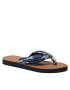 Tommy Hilfiger Flip flop Th Elevated Beach Sandal Print FW0FW07164 Bleumarin - Pled.ro