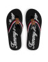 Tommy Hilfiger Flip flop Tommy Outline Beach Sandal FM0FM04306 Negru - Pled.ro