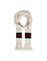 Tommy Hilfiger Fular Luxe Cable Scarf AW0AW13840 Alb - Pled.ro