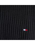 Tommy Hilfiger Fular Pima Cotton Scarf AM0AM06546 Negru - Pled.ro