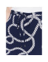 Tommy Hilfiger Fustă trapez Vs Rope Print WW0WW39338 Bleumarin Regular Fit - Pled.ro