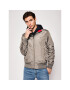 Tommy Hilfiger Geacă bomber Stripe Rib MW0MW12230 Gri Regular Fit - Pled.ro