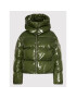 Tommy Hilfiger Geacă din puf Glossy WW0WW32803 Verde Regular Fit - Pled.ro