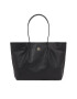 Tommy Hilfiger Geantă Crest Leather Tote AW0AW15230 Negru - Pled.ro