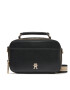 Tommy Hilfiger Geantă Iconic Tommy Camera Bag AW0AW15689 Negru - Pled.ro