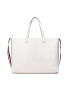 Tommy Hilfiger Geantă Iconic Tommy Tote AW0AW12017 Alb - Pled.ro