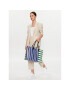 Tommy Hilfiger Geantă Iconic Tommy Tote Stripe Mix AW0AW14766 Bleumarin - Pled.ro