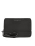 Tommy Hilfiger Geantă pentru cosmetice Th Business Leather Washbag AM0AM10985 Negru - Pled.ro