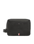 Tommy Hilfiger Geantă pentru cosmetice Th Corporate Washbag Pu AM0AM10971 Negru - Pled.ro