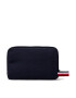 Tommy Hilfiger Geantă pentru cosmetice Th Signature Washbag AM0AM07835 Bleumarin - Pled.ro