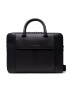 Tommy Hilfiger Geantă pentru laptop Business Leather Slim Comp Bag AM0AM08085 Negru - Pled.ro