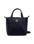 Tommy Hilfiger Geantă Poppy St Small Tote AW0AW10262 Bleumarin - Pled.ro