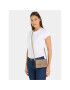 Tommy Hilfiger Geantă Pushlock Leather Small Crossover AW0AW15227 Bej - Pled.ro