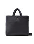 Tommy Hilfiger Geantă Th Flow Tote Solid AW0AW14688 Bleumarin - Pled.ro