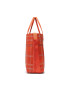 Tommy Hilfiger Geantă Iconic Tommy Tote Check AW0AWI2311 Portocaliu - Pled.ro