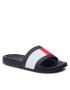 Tommy Hilfiger Șlapi Embossed Flag Pool Slide FM0FM03643 Bleumarin - Pled.ro