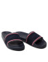 Tommy Hilfiger Șlapi Essential Shiny Knit Pool Slide FW0FW06311 Bleumarin - Pled.ro