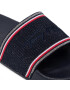 Tommy Hilfiger Șlapi Essential Shiny Knit Pool Slide FW0FW06311 Bleumarin - Pled.ro