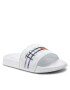 Tommy Hilfiger Șlapi Holographic Pool Slide T3B0-32276-1172 S Alb - Pled.ro