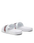 Tommy Hilfiger Șlapi Holographic Pool Slide T3B0-32276-1172 S Alb - Pled.ro