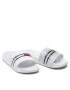 Tommy Hilfiger Șlapi Holographic Pool Slide T3B0-32276-1172 S Alb - Pled.ro