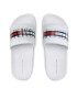 Tommy Hilfiger Șlapi Holographic Pool Slide T3B0-32276-1172 S Alb - Pled.ro