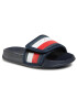 Tommy Hilfiger Șlapi Maxi Velcro Pool Slide T3B0-30761-0739 M Bleumarin - Pled.ro