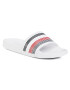 Tommy Hilfiger Șlapi Seasonal Th Poolslide FM0FM02873 Alb - Pled.ro