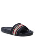 Tommy Hilfiger Șlapi Th Artisandal Pool Slide FW0FW05758 Bleumarin - Pled.ro