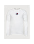 Tommy Hilfiger Longsleeve Badge DM0DM10932 Alb Regular Fit - Pled.ro