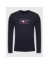 Tommy Hilfiger Longsleeve Four Flags MW0MW20163 Bleumarin Regular Fit - Pled.ro