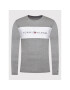 Tommy Hilfiger Longsleeve Logo Flag UM0UM01906 Gri Regular Fit - Pled.ro