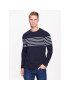 Tommy Hilfiger Longsleeve Placement Striped MW0MW30062 Bleumarin Regular Fit - Pled.ro