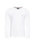 Tommy Hilfiger Longsleeve Wafle MW0MW16796 Alb Regular Fit - Pled.ro