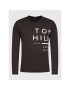 Tommy Hilfiger Longsleeve Wrap Around Graphic MW0MW20150 Negru Regular Fit - Pled.ro