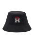 Tommy Hilfiger Pălărie Bucket Prep Mono Rev AM0AM10340 Negru - Pled.ro