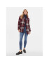 Tommy Hilfiger Palton Tartan WW0WW40256 Roșu Regular Fit - Pled.ro