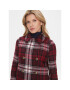 Tommy Hilfiger Palton Tartan WW0WW40256 Roșu Regular Fit - Pled.ro