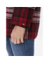 Tommy Hilfiger Palton Tartan WW0WW40256 Roșu Regular Fit - Pled.ro