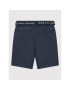 Tommy Hilfiger Pantalon scurți din material Essential KB0KB07399 Bleumarin Slim Fit - Pled.ro