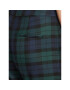 Tommy Hilfiger Pantaloni din material Blend Tartan WW0WW37289 Verde Slim Fit - Pled.ro