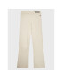 Tommy Hilfiger Pantaloni din material Comfy Rib Essential KG0KG07069 D Bej Regular Fit - Pled.ro