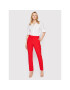 Tommy Hilfiger Pantaloni din material Hailey WW0WW33855 Roșu Slim Fit - Pled.ro