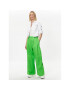 Tommy Hilfiger Pantaloni din material WW0WW38596 Verde Wide Leg - Pled.ro